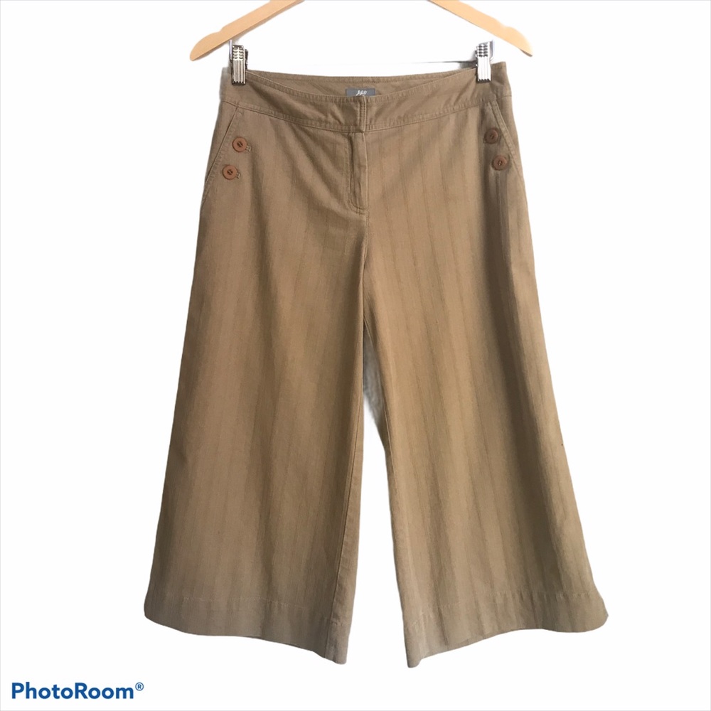J. Jill High Rise Wide Leg Crop Pants